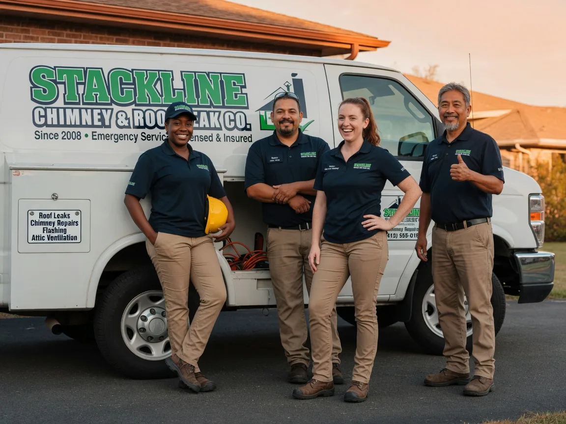 Chimney flashing repair company in Healy, KS
